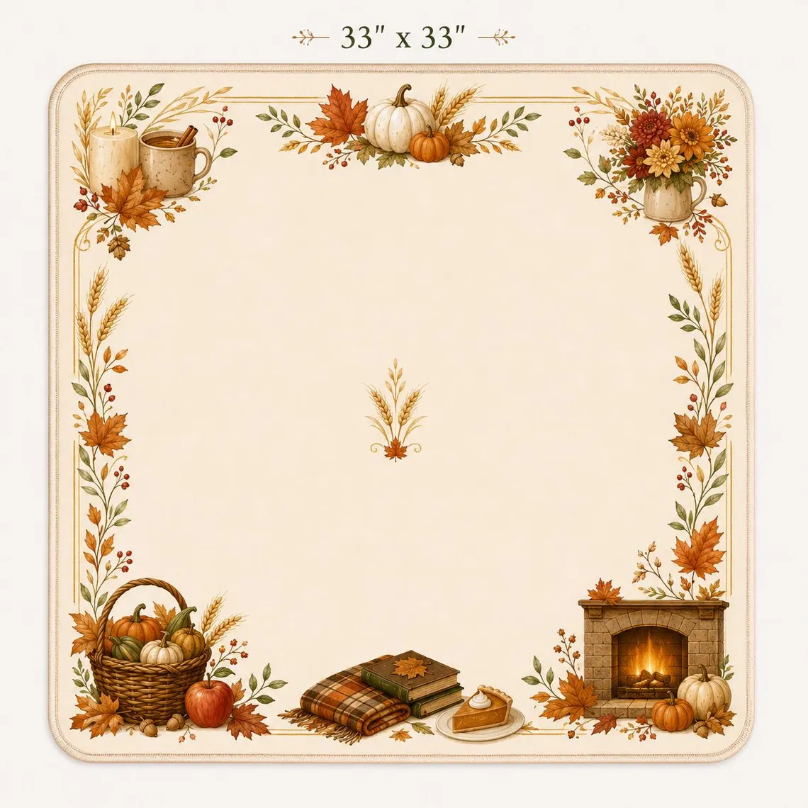 Luxury Thanksgiving Harvest American Mahjong Set