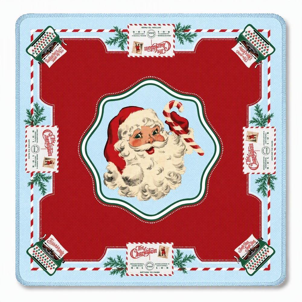 Luxury Modern Retro Santa Christmas American Mahjong Set 160Pcs