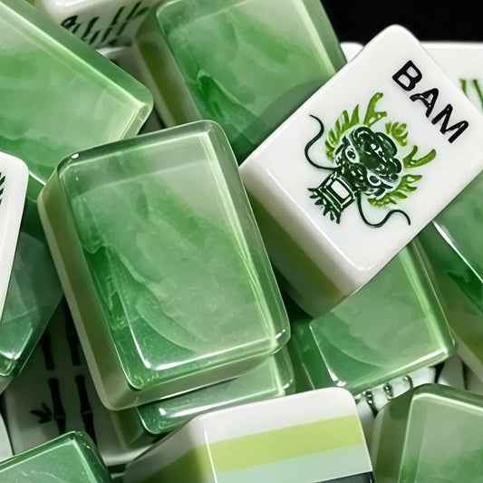 Luxury Mint Jade American Mahjong Set