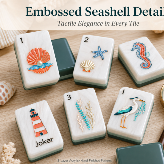 Luxury East Coast Beach Theme Mahjong Sea Life