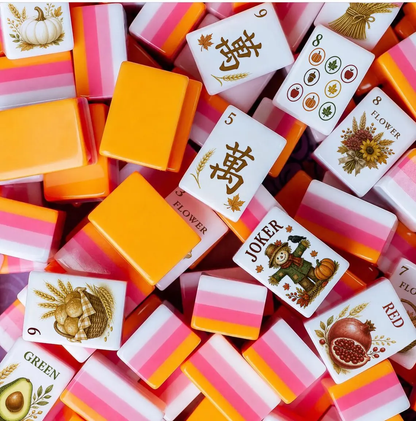 Luxury Thanksgiving Harvest American Mahjong Set