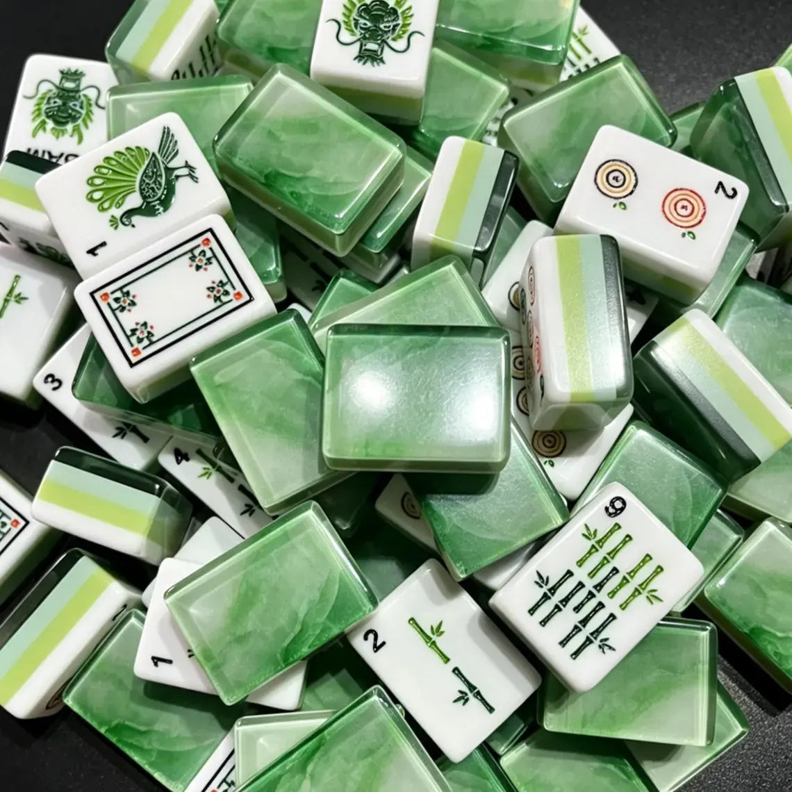 Luxury Mint Jade American Mahjong Set