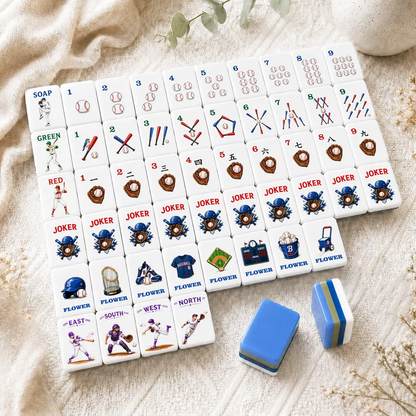 Luxury Baseball American Mahjong Set