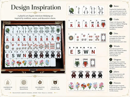 Luxury Mint Jade American Mahjong Set