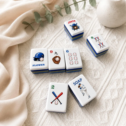 Luxury Baseball American Mahjong Set