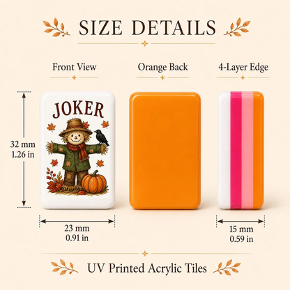 Luxury Thanksgiving Harvest American Mahjong Set