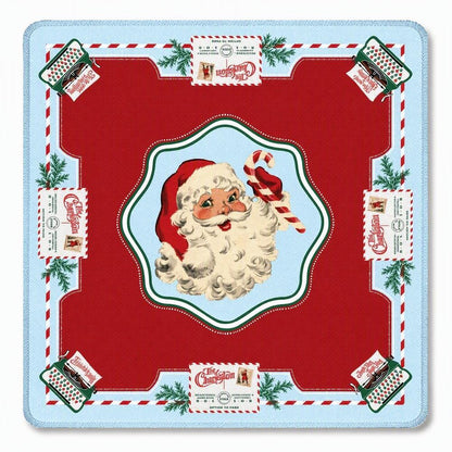 Luxury Modern Retro Santa Christmas American Mahjong Set 160Pcs