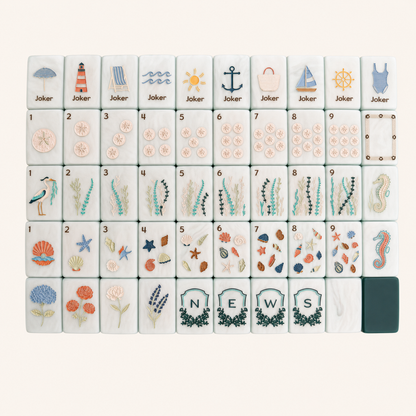 Luxury East Coast Beach Theme Mahjong Sea Life
