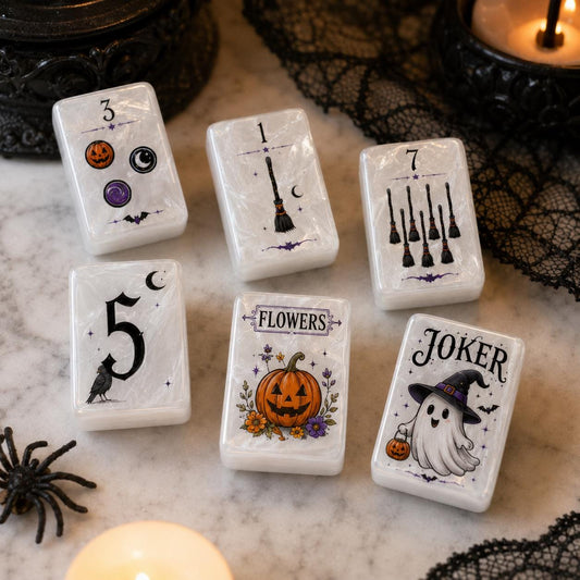 Luxury Halloween Spooky Mahjong Tiles