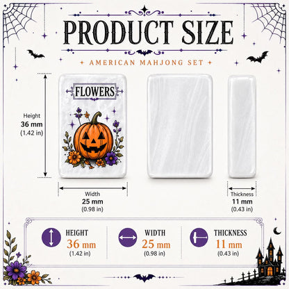 Luxury Halloween Spooky Mahjong Tiles