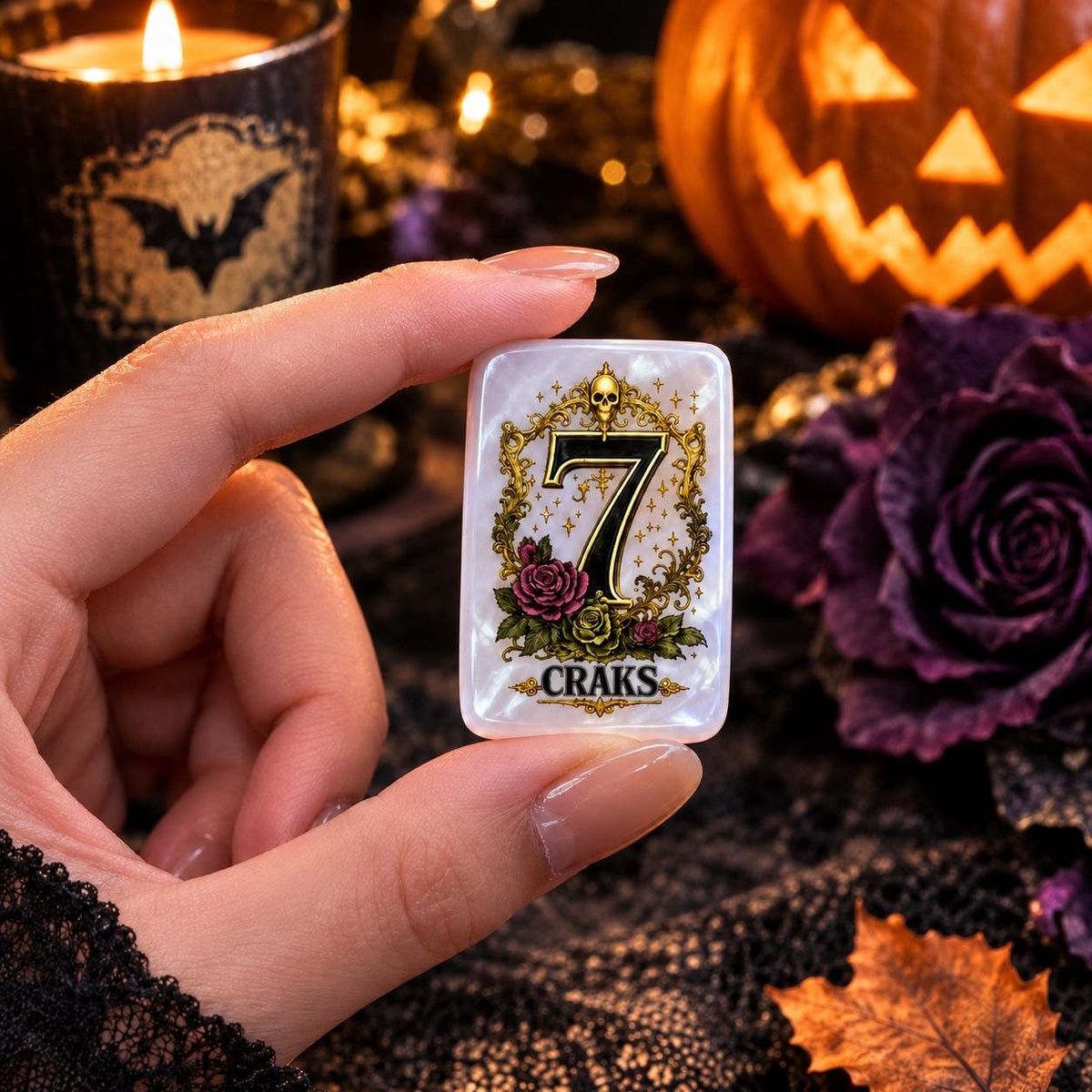 Luxury Halloween Witchy Mahjong Tiles