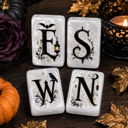 Luxury Halloween Witchy Mahjong Tiles